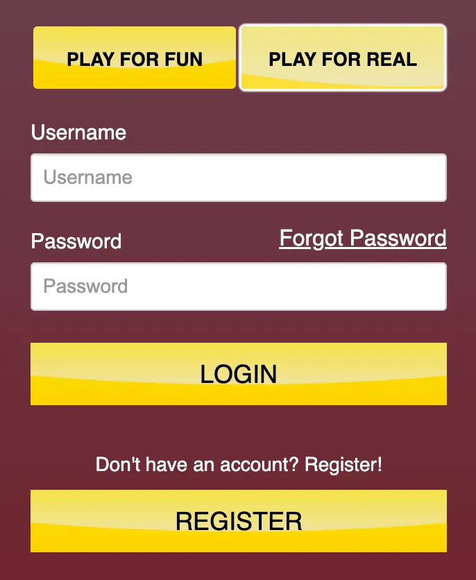slots-capital-casino login page